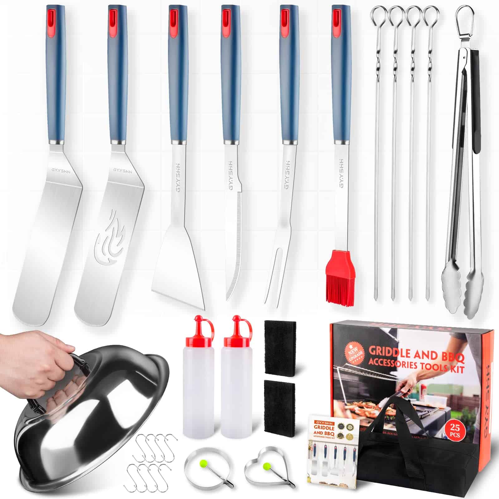 Kit de Accesorios para Parrilla Blackstone, 27 Piezas de