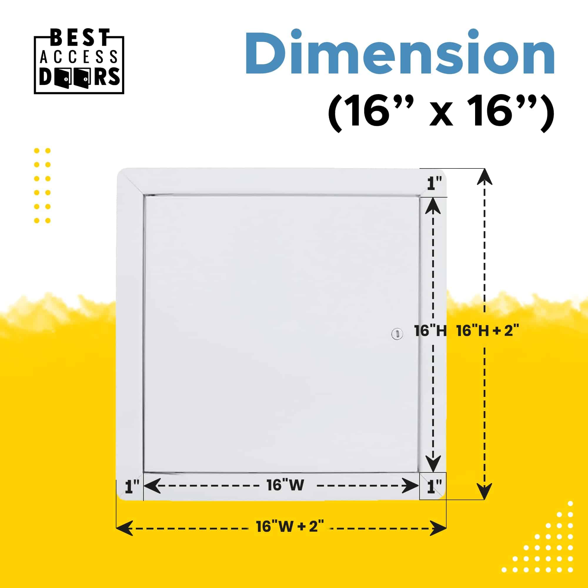 Mejor Panel de Acceso Metálico Universal de 16" x 16" con - Imagen 4