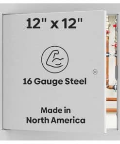 Mejor Panel de Acceso Universal de Metal de 12" x 12" con