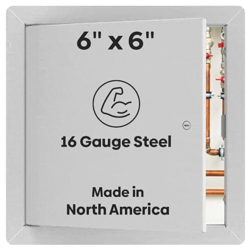 Mejor Panel de Acceso Metálico Universal de 6" x 6" con