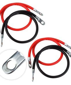 Juego de cables de inversor de batería Cartman 4AWG de 24