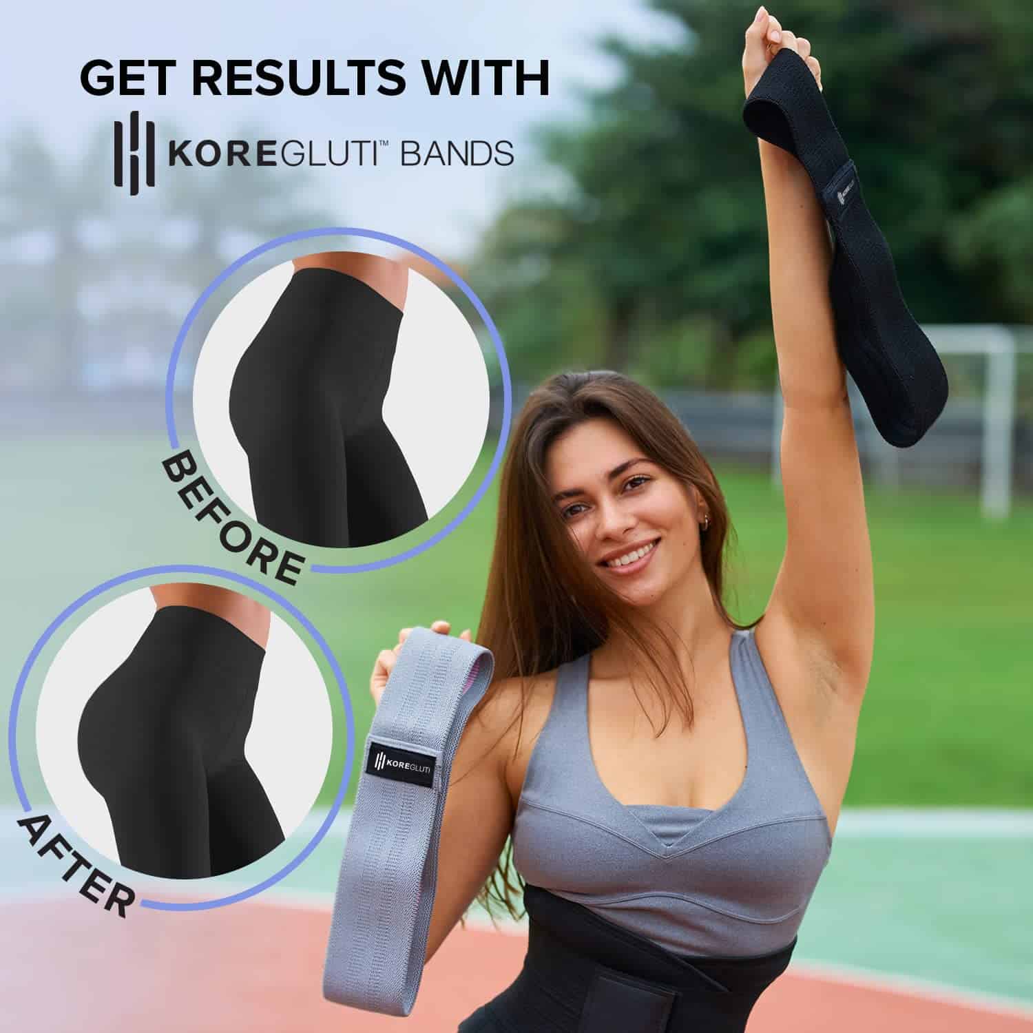 KoreGluti Resistance Booty Bands - Bandas de Resistencia - Imagen 7