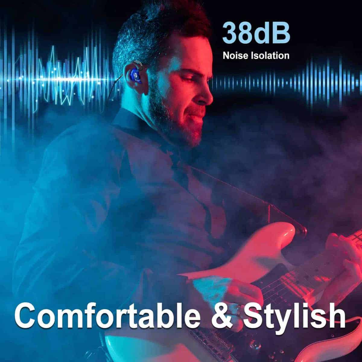 Audífonos de Monitor In Ear BASN para Músicos y Audiófilos, - Imagen 6