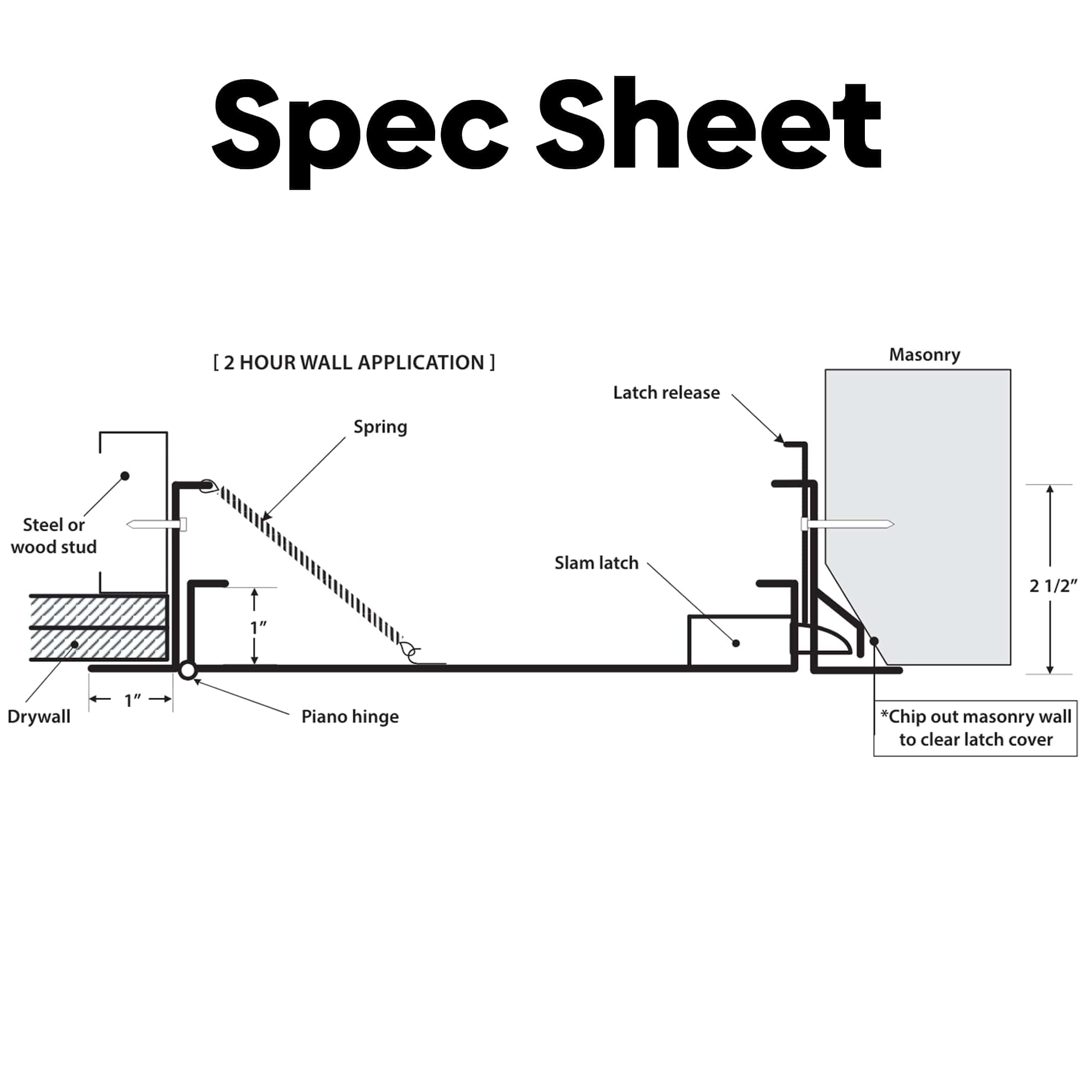 Mejor Panel de Acceso Metálico de 12" x 12" Antiincendios - Imagen 10