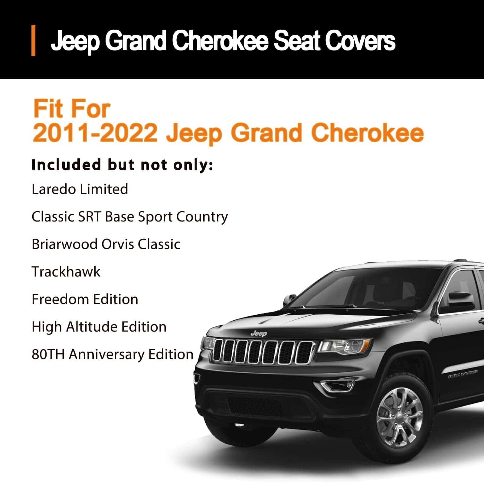 Fundas de asiento Huidasource Grand Cherokee, Fundas de - Imagen 6