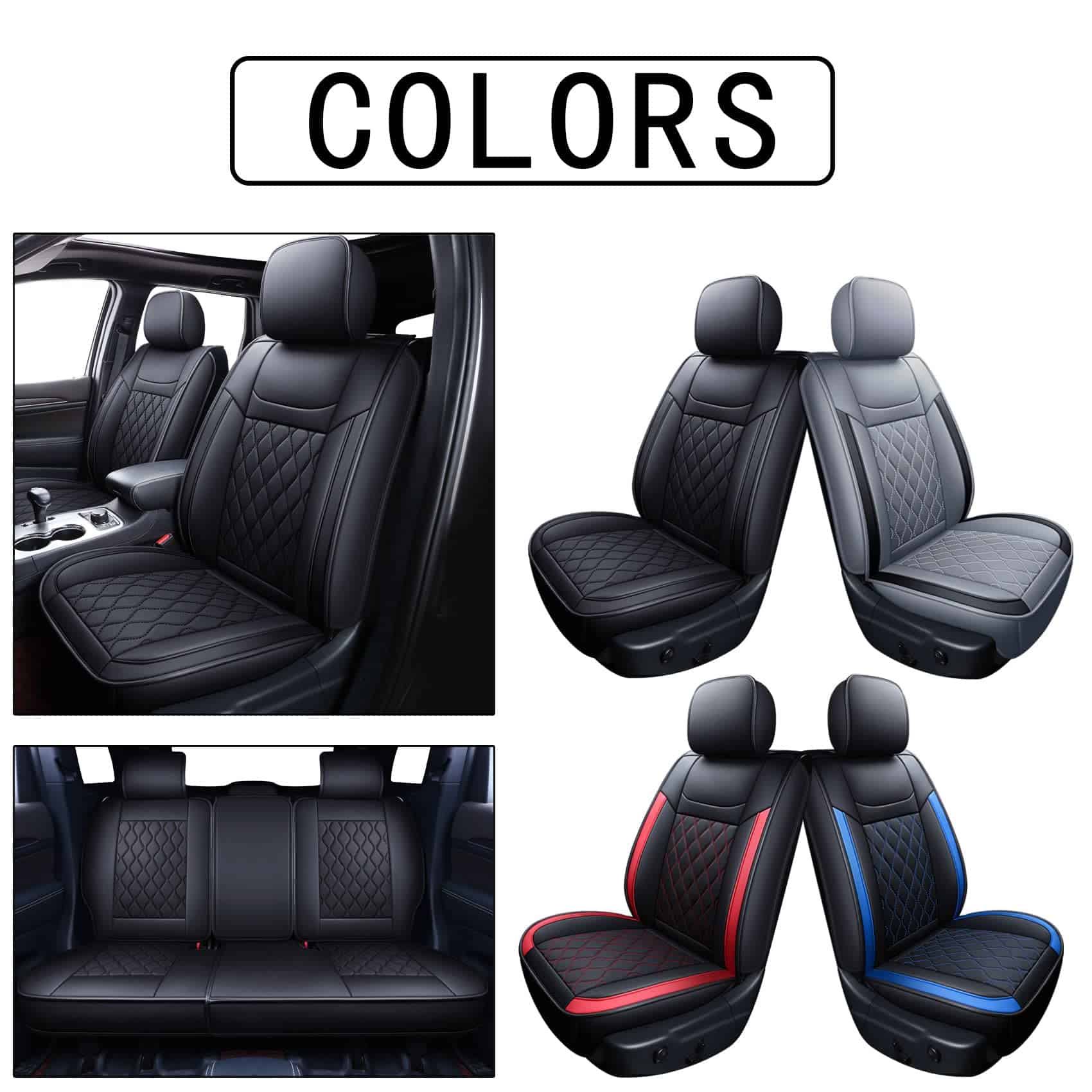 Fundas de asiento Huidasource Grand Cherokee, Fundas de - Imagen 9