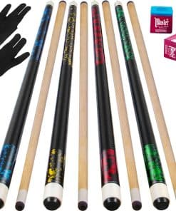 LOTKEY Palo de Billar, Taco de Billar 58'' 21 oz con 2