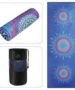 Toalla de Yoga Antideslizante Keemi de Microfibra para