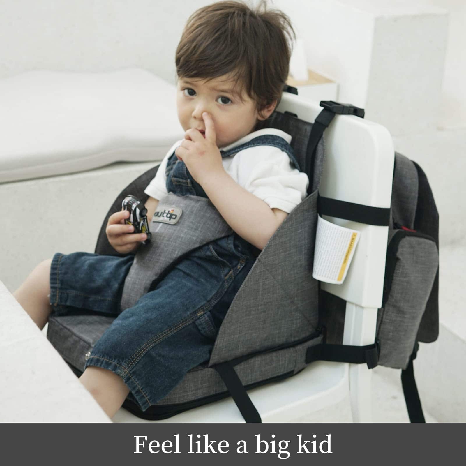 Mochila 2 en 1 y Asiento Elevador para Niños para Silla de - Imagen 10