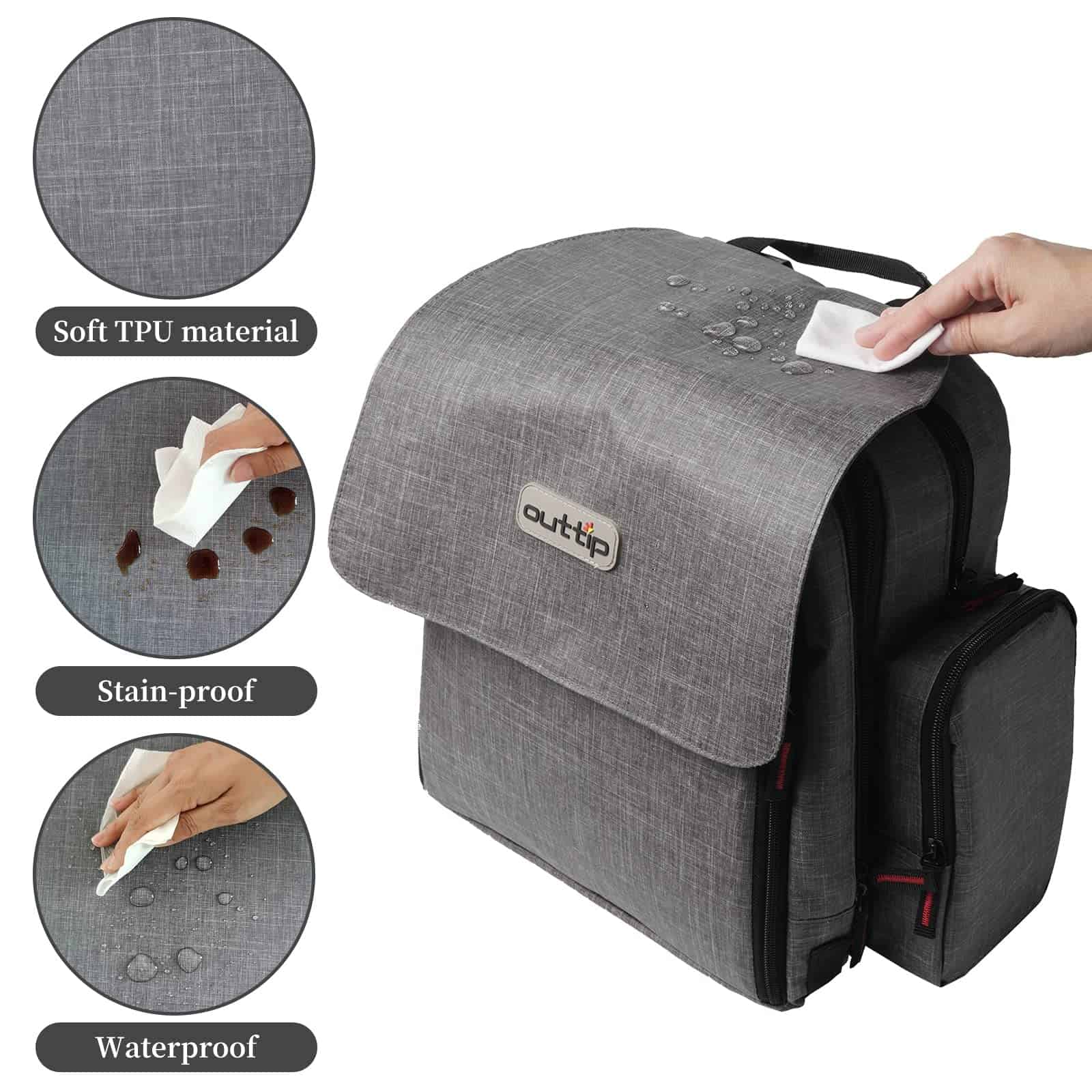 Mochila 2 en 1 y Asiento Elevador para Niños para Silla de - Imagen 5