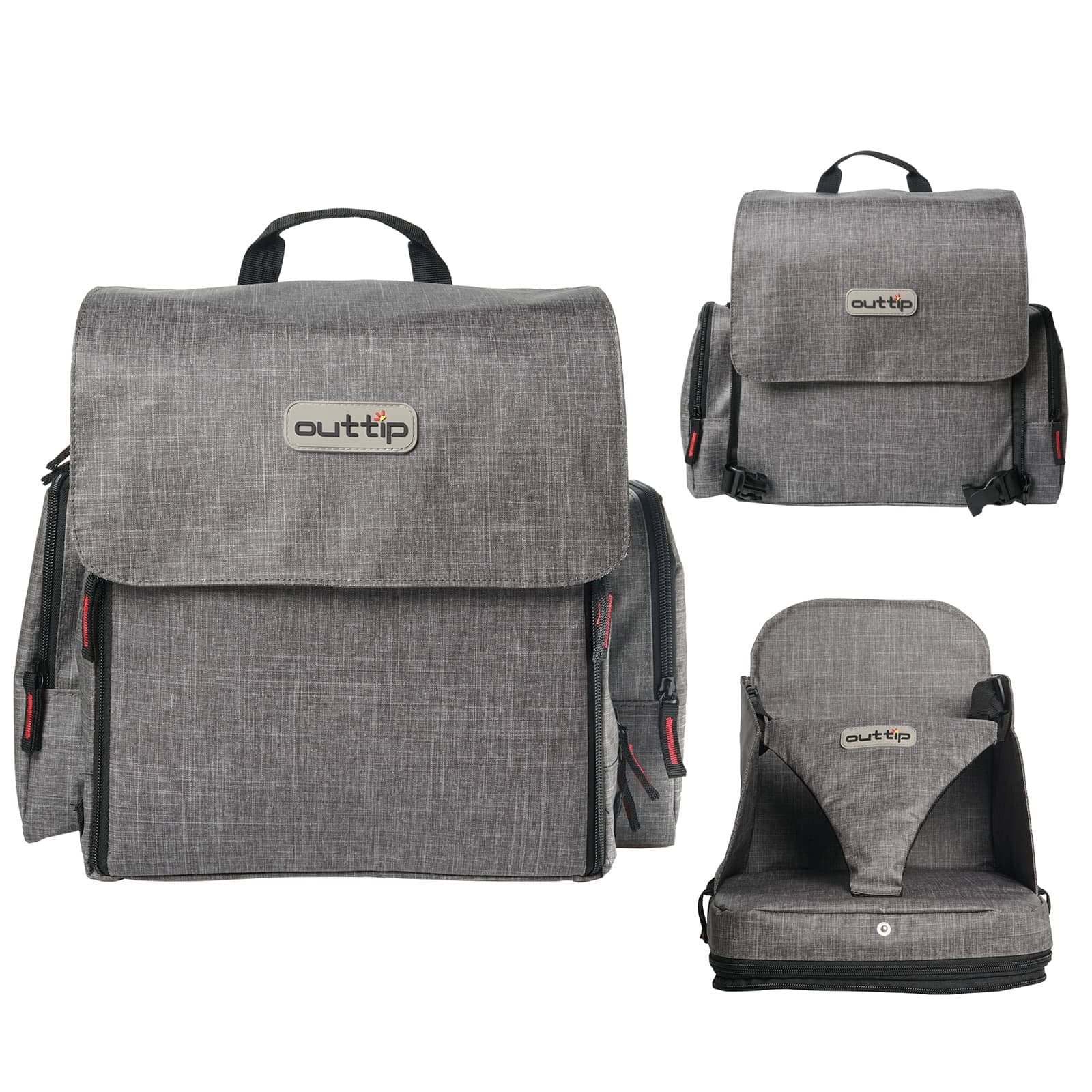 Mochila 2 en 1 y Asiento Elevador para Niños para Silla de