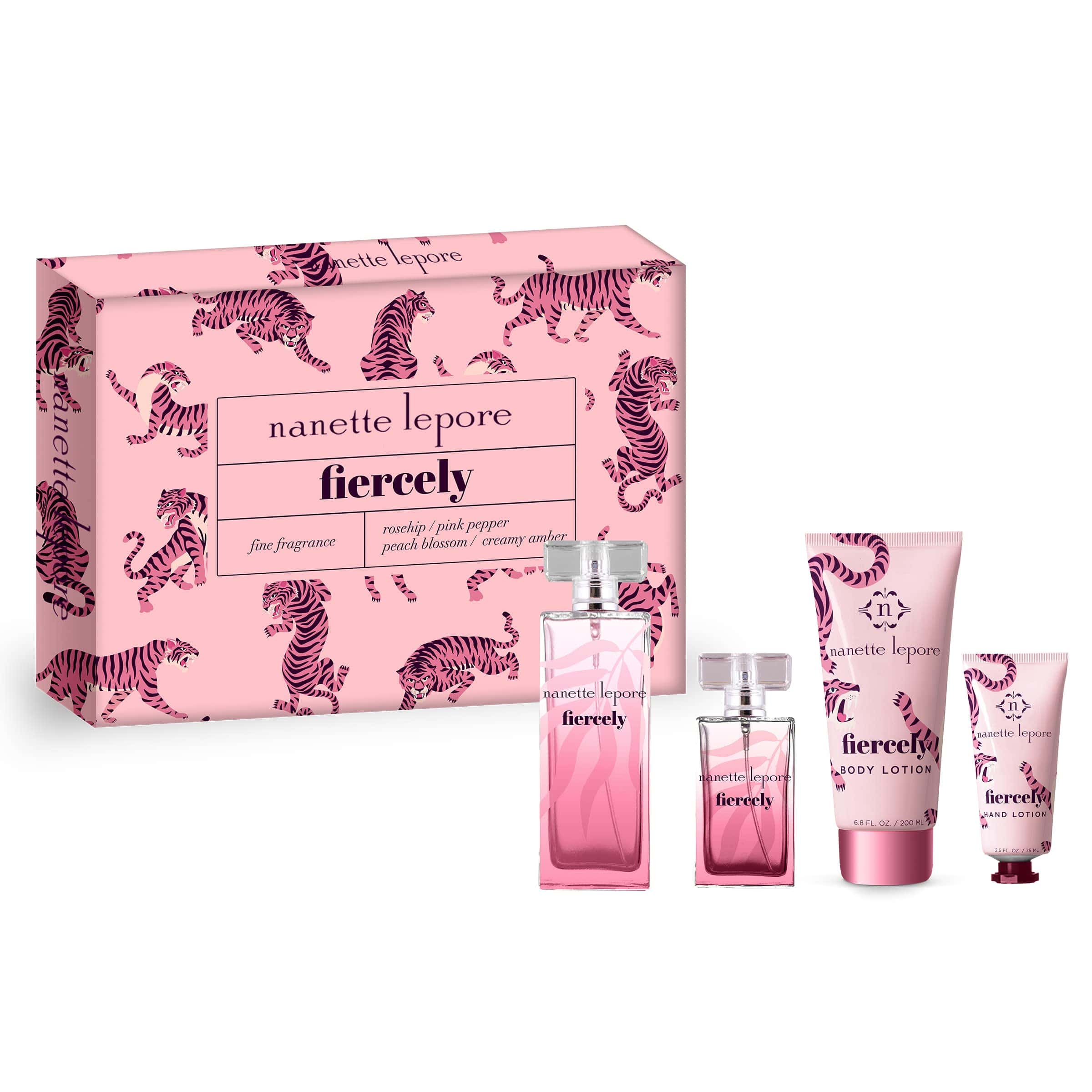 Set de Regalo Nanette Lepore Fiercely de 4 Piezas, 3.4 fl.