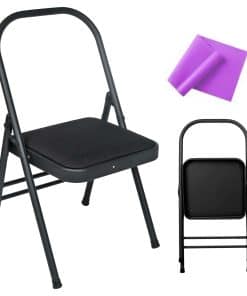 Silla de Yoga Plegable sin Respaldo INNOLIFE con Banda de