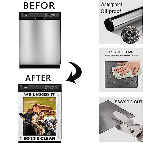 Cubierta magnética para lavavajillas, decoración de Granja - Imagen 4