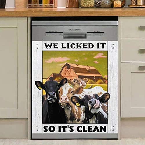 Cubierta magnética para lavavajillas, decoración de Granja - Imagen 3