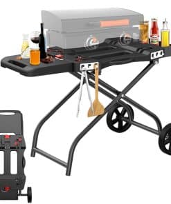 Carro de Parrilla Portátil QuliMetal para Parrillas