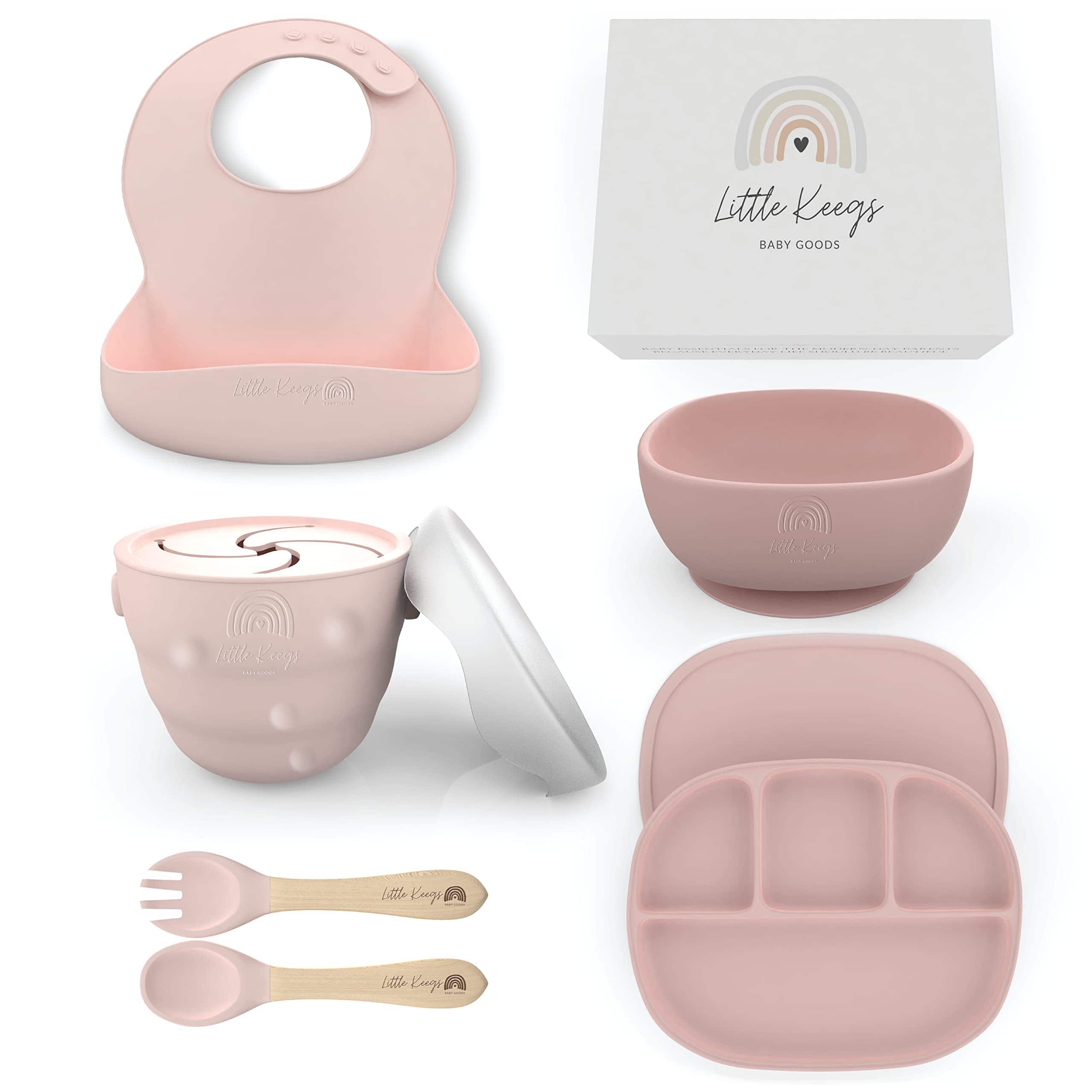 Set de Alimentación para Bebés Little Keegs - Set de Regalo