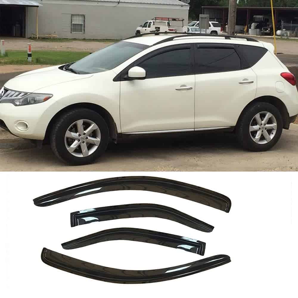 Deebior 94077 Deflector de Viento para Ventana Lateral, 4