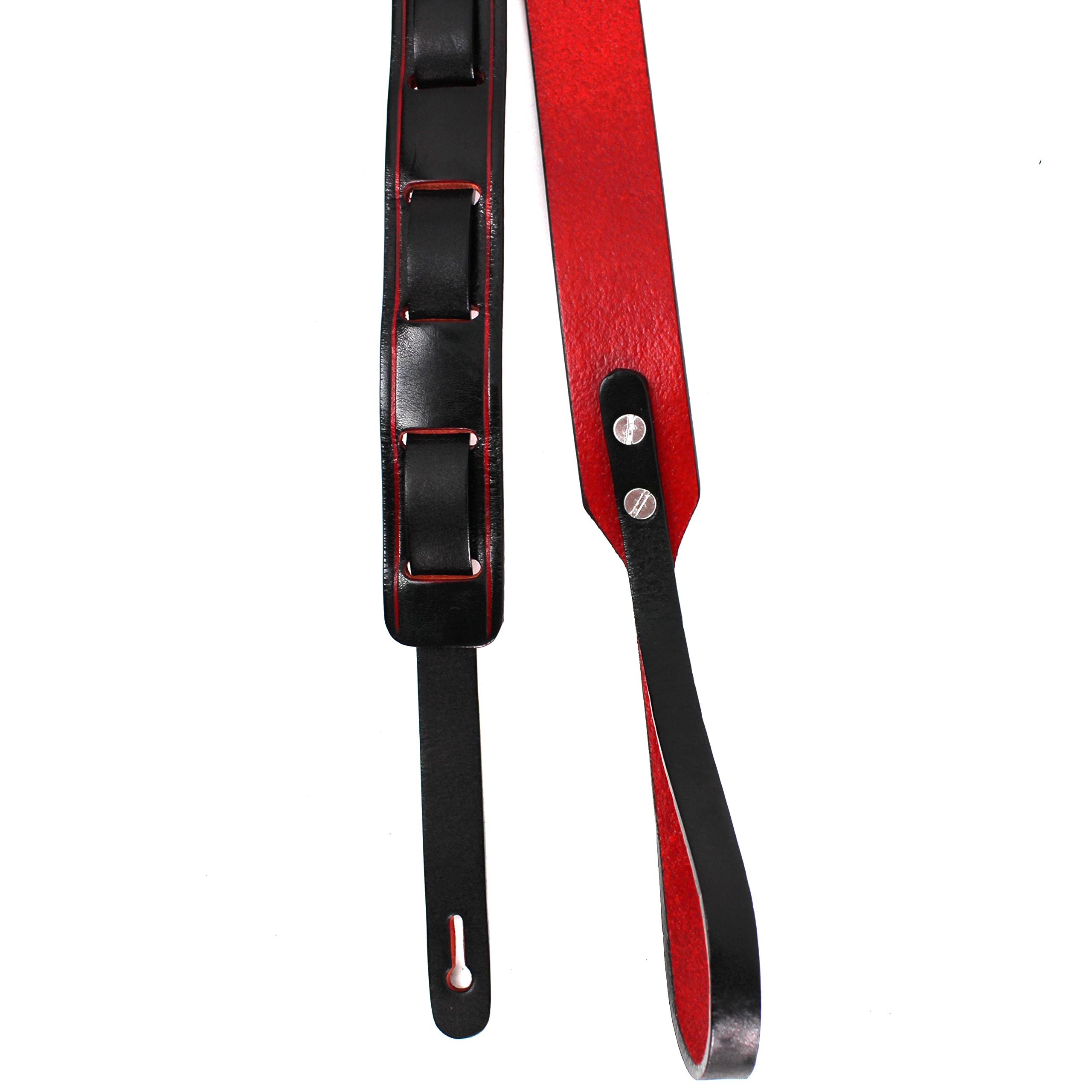 Correa de Mandolina, Mandola, Bouzouki o -Negro y Rojo - Imagen 8