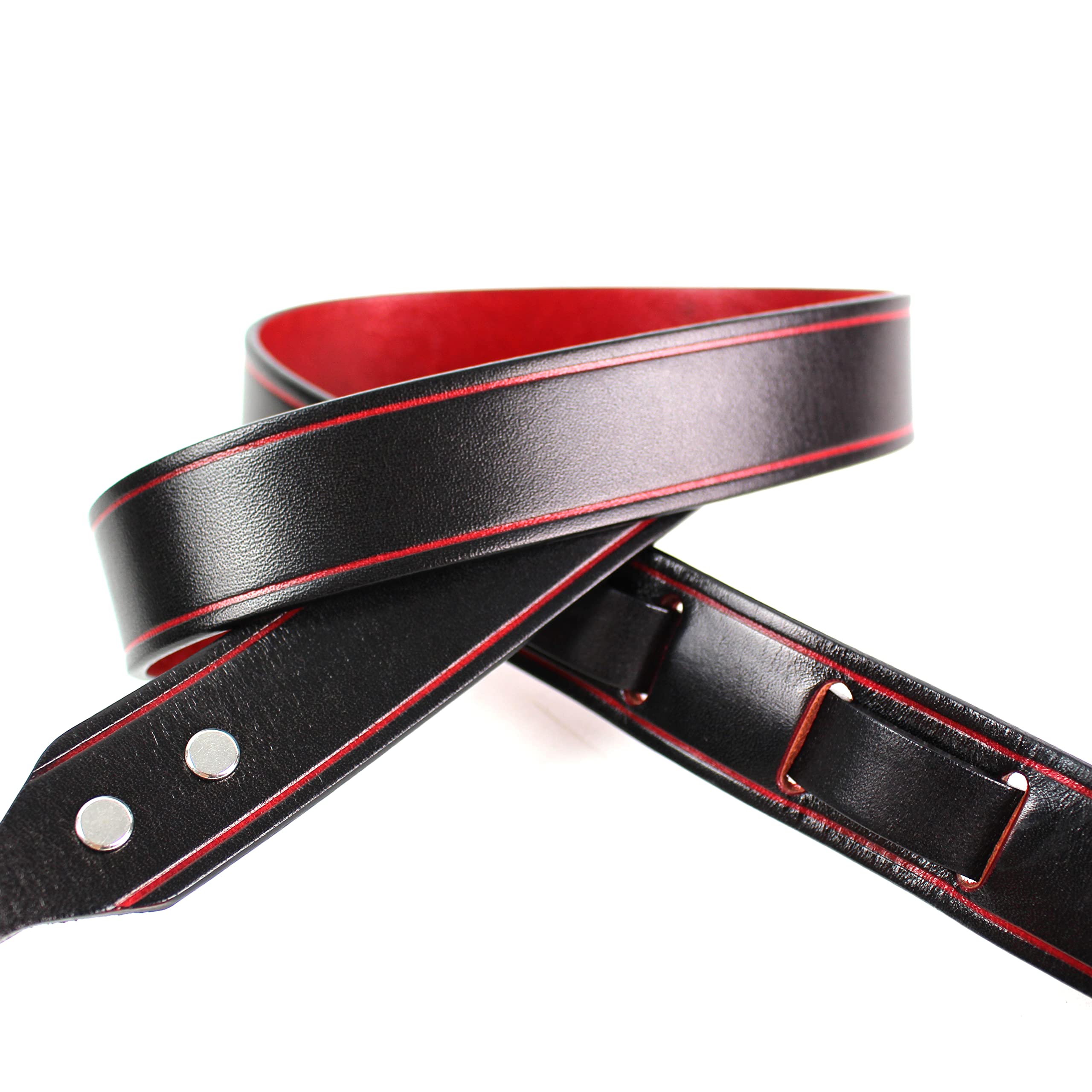 Correa de Mandolina, Mandola, Bouzouki o -Negro y Rojo - Imagen 5