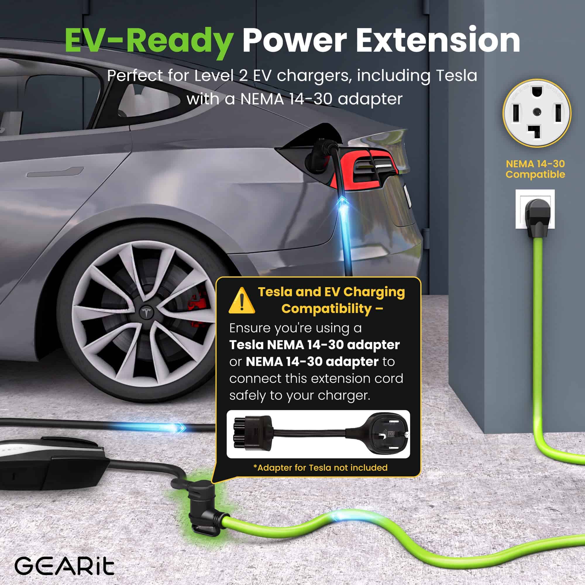 Cable de Extensión GEARit de 30 Amperios para Secadora y - Imagen 7