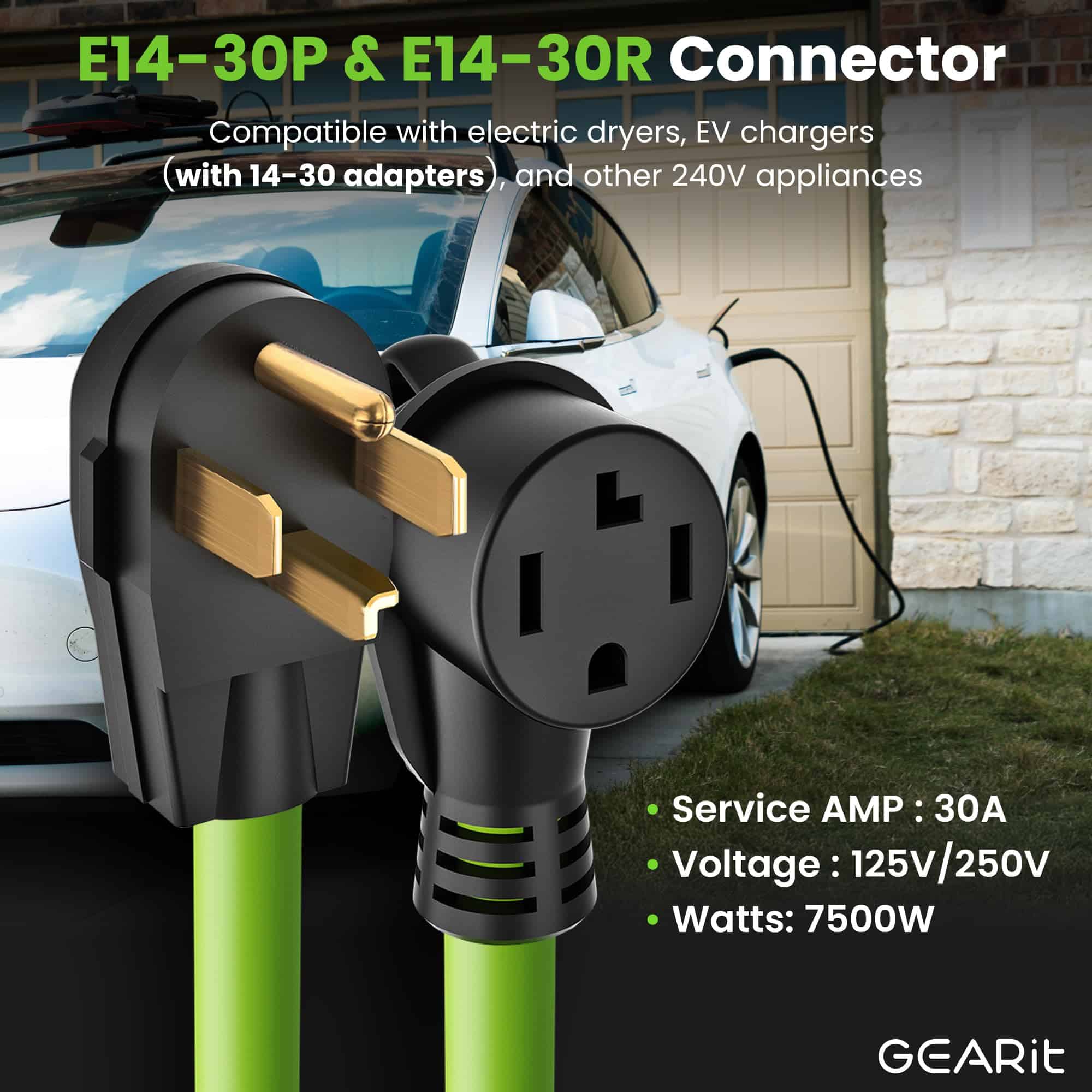 Cable de Extensión GEARit de 30 Amperios para Secadora y - Imagen 3