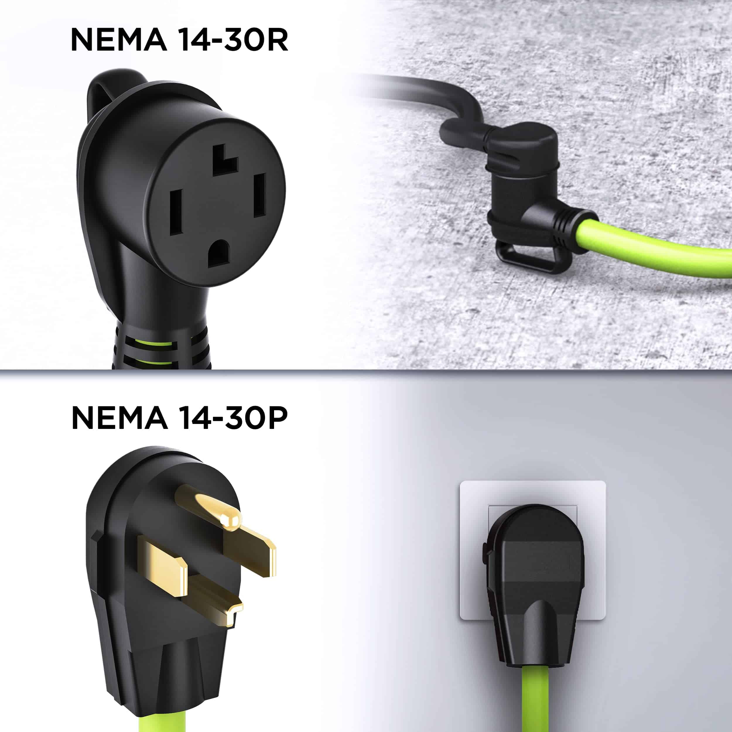 Cable de Extensión de 30 Amperios 4 Puntas para Secadora y - Imagen 5