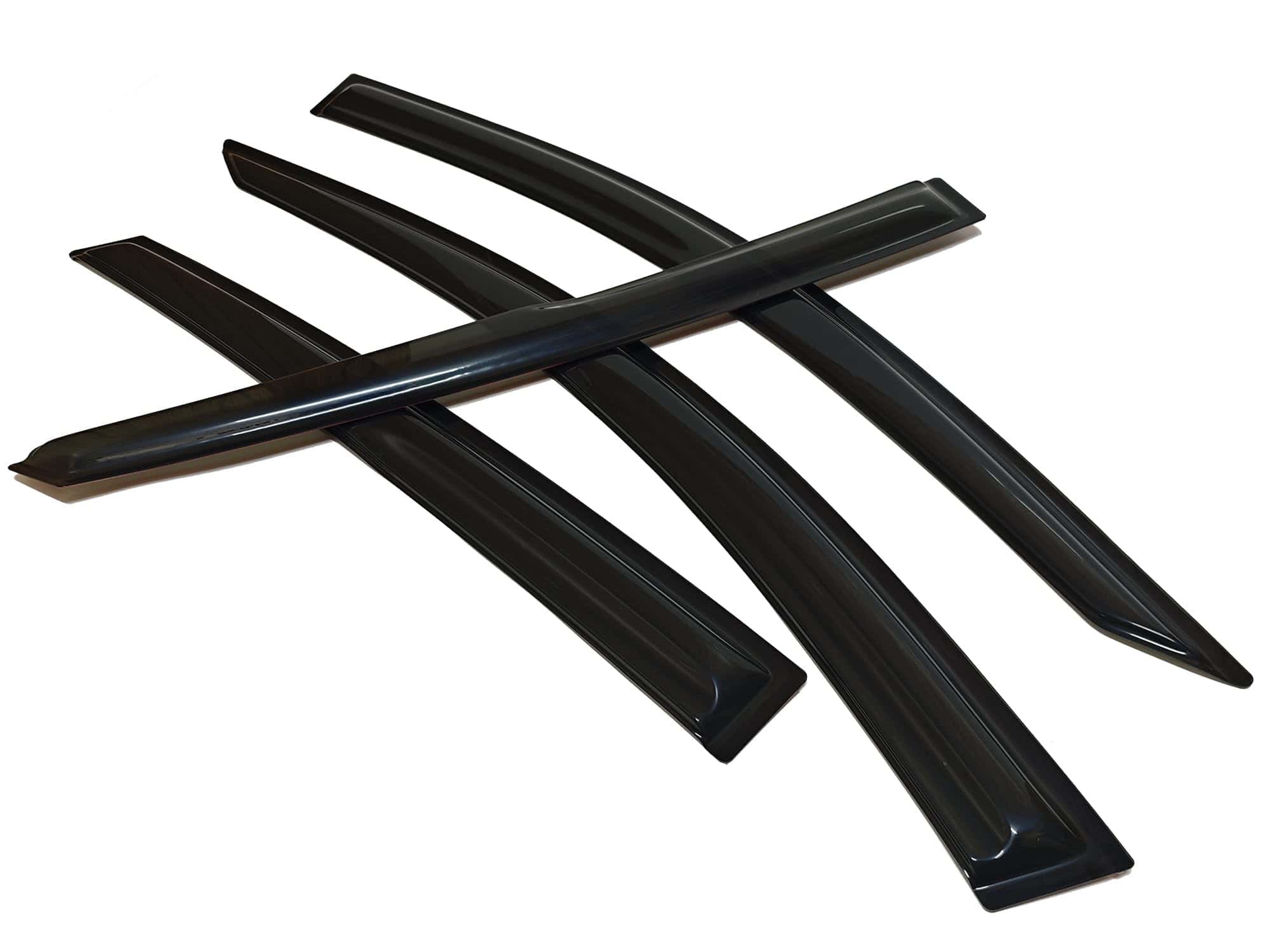 Deflector de ventanas ahumado para sol y lluvia, protector - Imagen 7