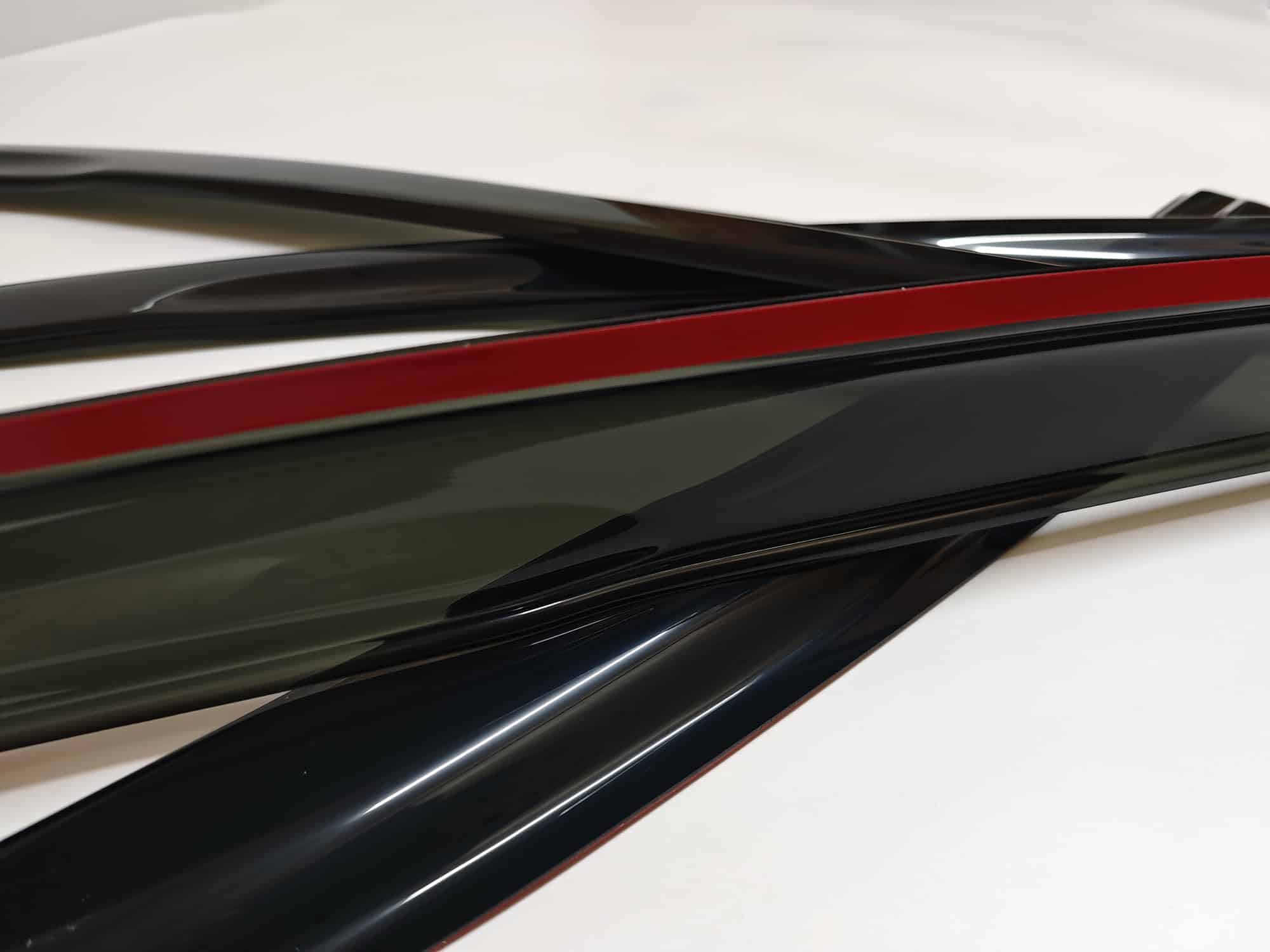 Deflector de ventanas ahumado para sol y lluvia, protector - Imagen 9