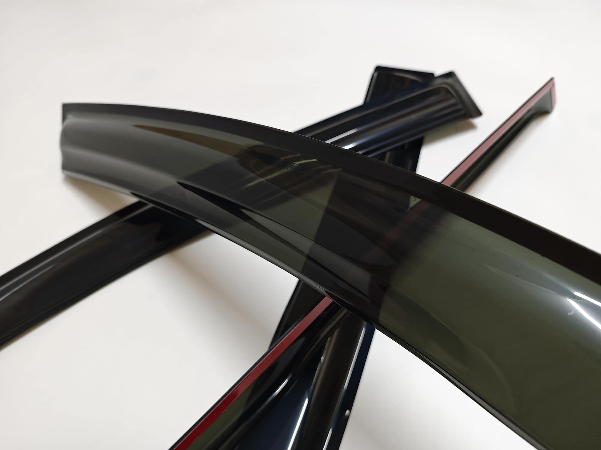 Deflector de ventanas ahumado para sol y lluvia, protector - Imagen 8