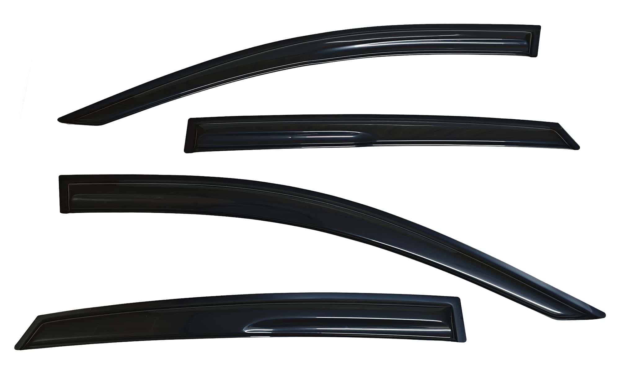 Deflector de ventanas ahumado para sol y lluvia, protector - Imagen 6