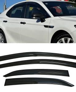 Deflector de Ventana para Sol y Lluvia con Tinte ahumado