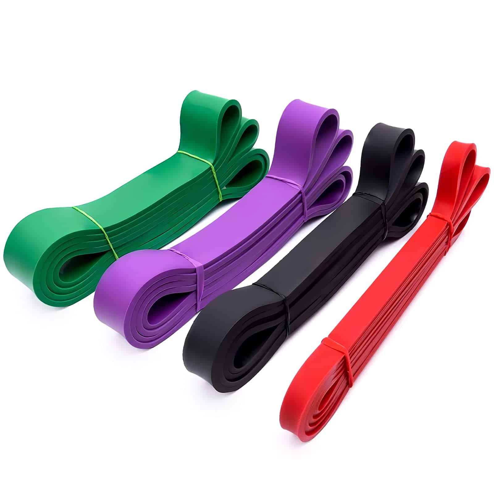 Conjunto de 4 bandas de resistencia para hombres y mujeres,