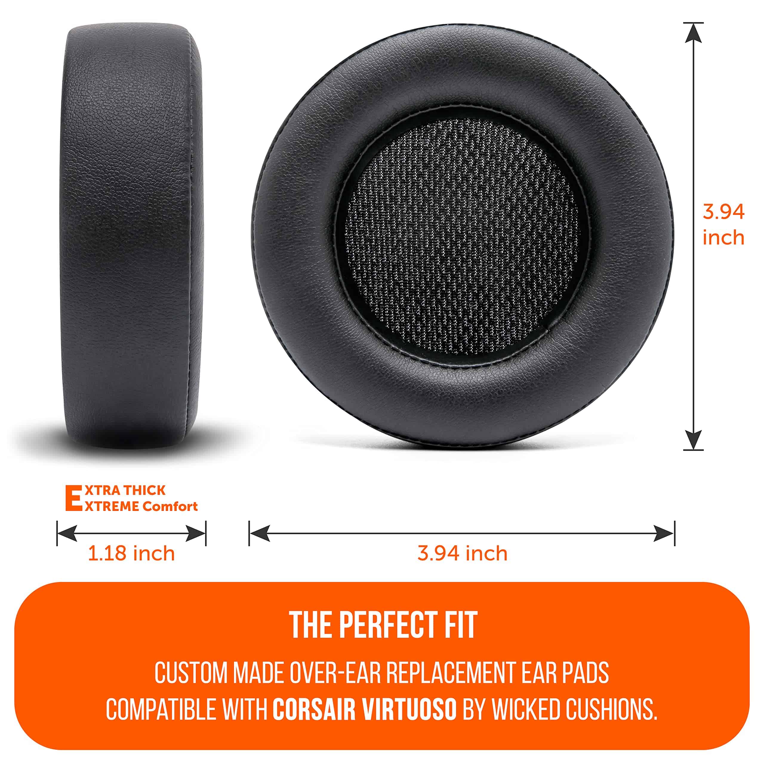 Almohadillas de repuesto WC Upgraded para Auriculares para - Imagen 4