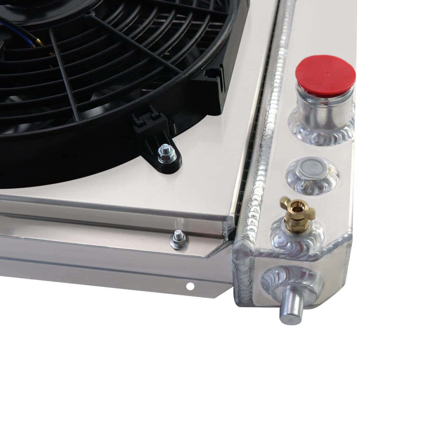 Radiador de aluminio RadBuild CU1826 para Chevy S10 Blazer - Imagen 7