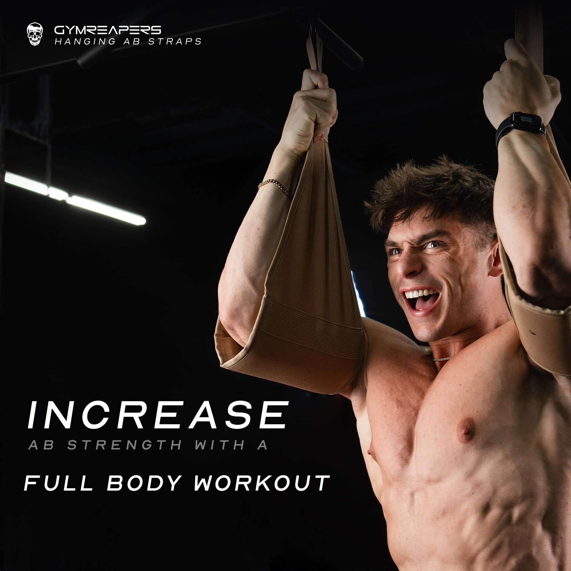 Gymreapers Colgantes Ab Straps Para Fortaleza del Núcleo y - Imagen 4