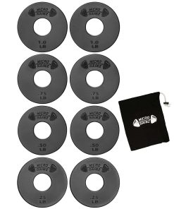 Micro Gainz Juego de 8 Pesas Fraccionales Estándar de 1