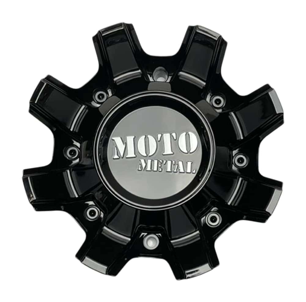 Tapacubos central Moto Metal Wheels CAP-MO804B-GB en negro