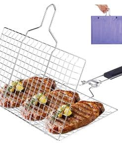 Cesta de Parrilla para Pescado, Olighan Cesta de Parrilla