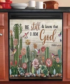 Cubierta magnética para lavavajillas con diseño de flores