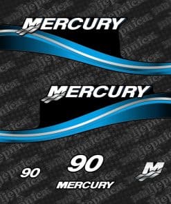 Calcomanías de Repuesto Postventa para Mercury 90 Dos