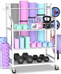 Mythinglogic Estantes de Almacenamiento de Tapetes de Yoga,