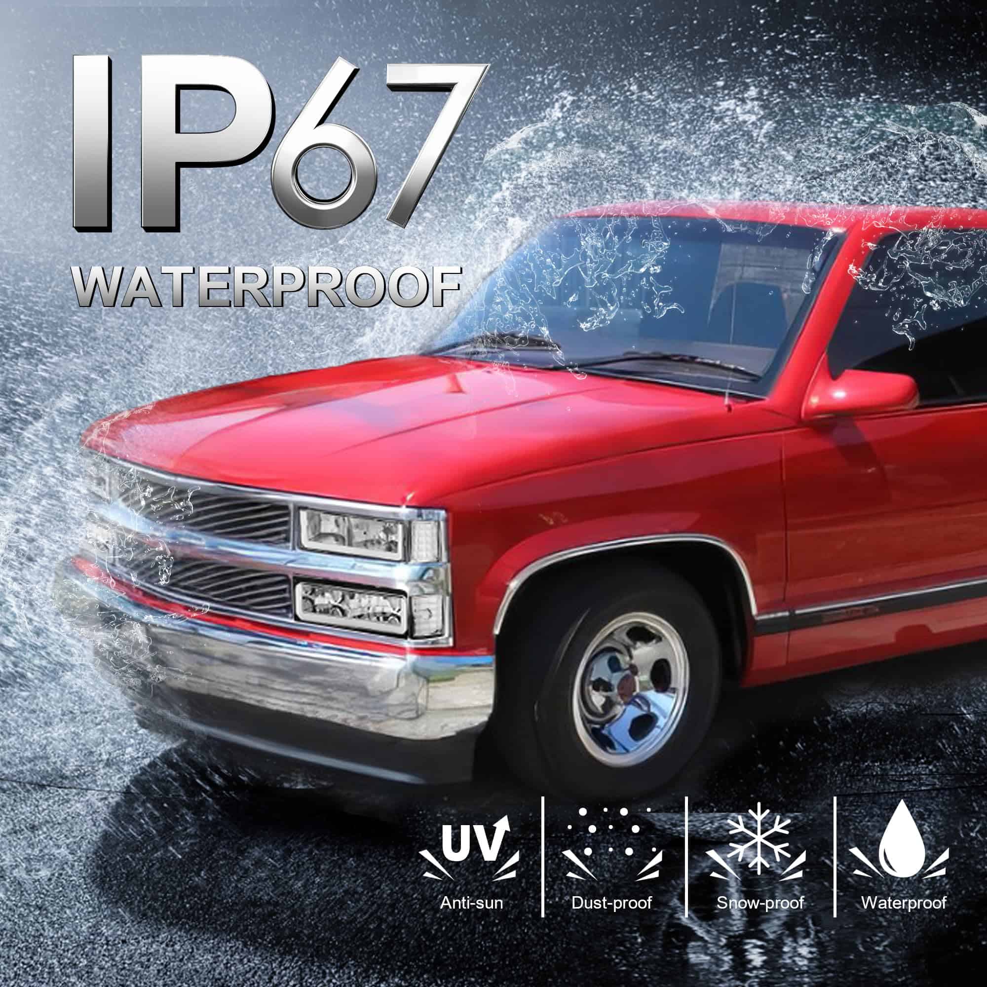 Faros Delanteros MOSTPLUS Compatible con Chevy C10 C/K - Imagen 5