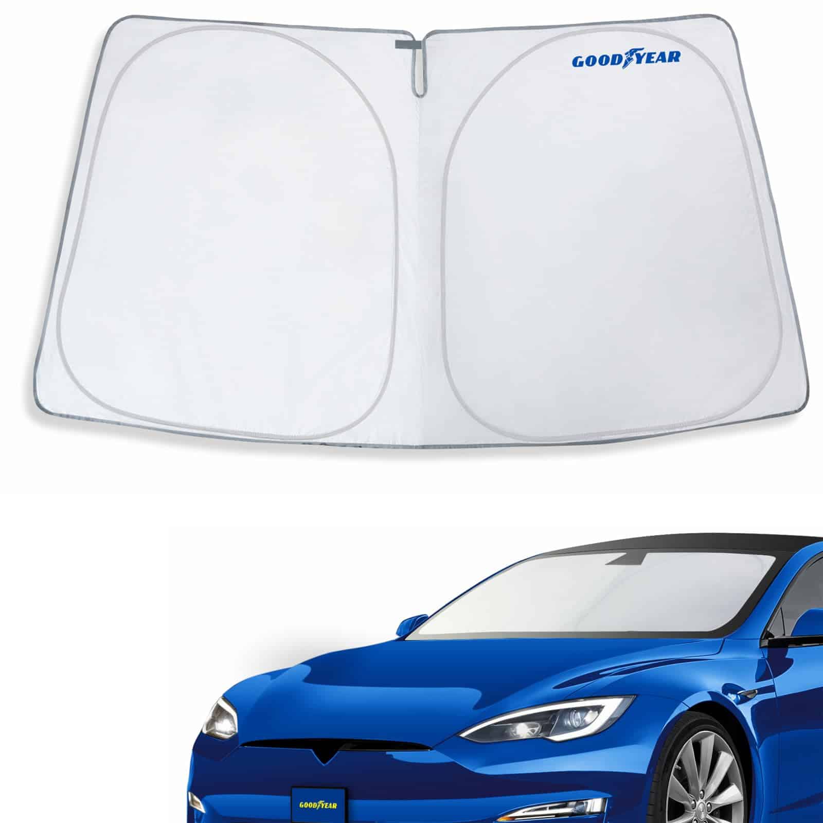Protector de parabrisas plegable Goodyear para Tesla S