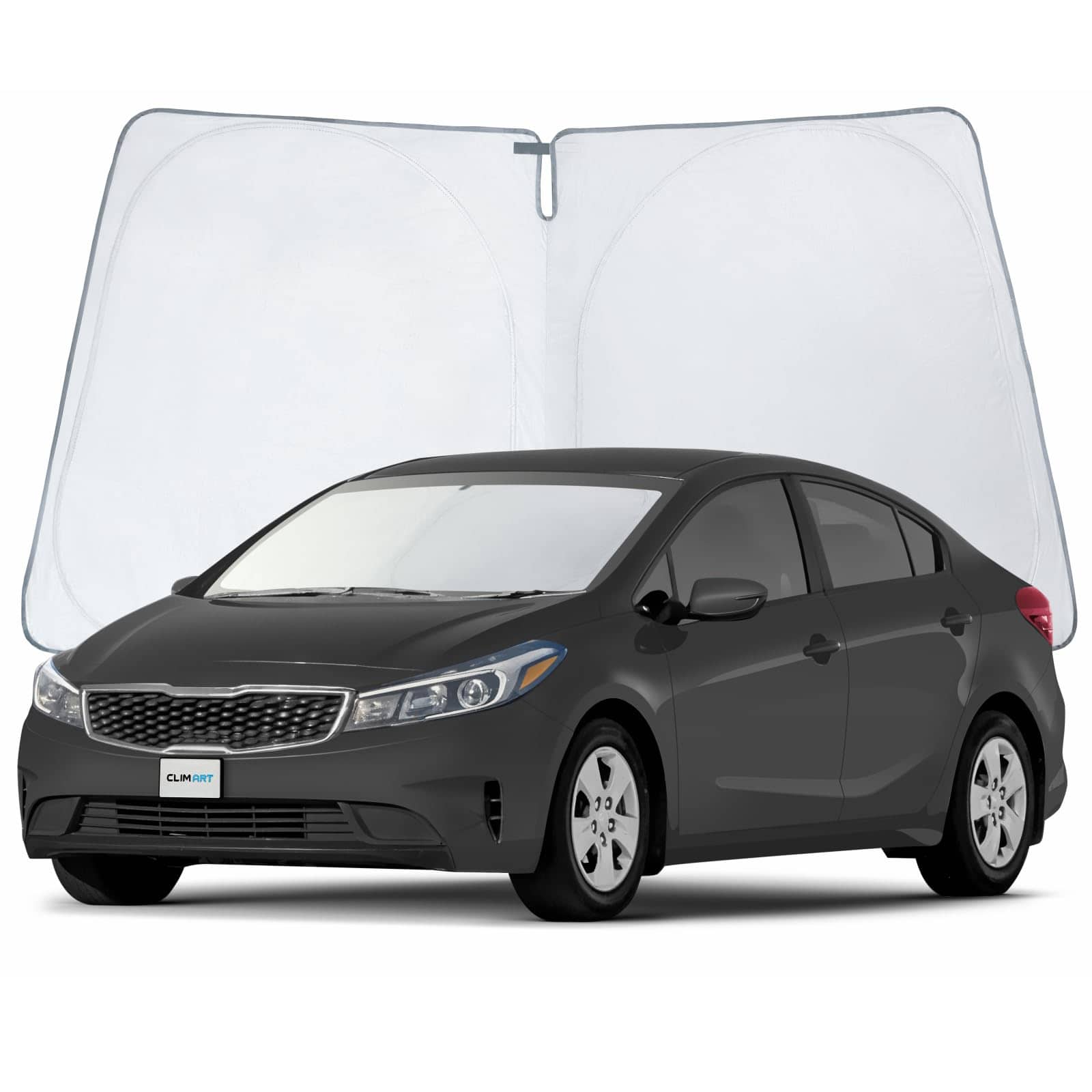 CLIM ART Protector Solar para Parabrisas de Kia Forte