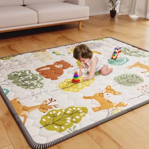 ieBabay Baby Play Mat 71" X 59" Tapete de Juego Grueso de