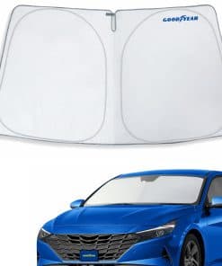 Cubierta para parabrisas plegable Goodyear -Negro-Plata
