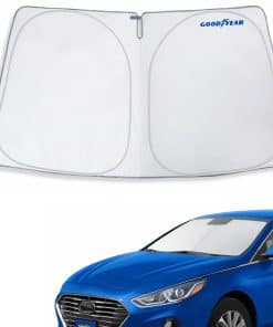 Cubierta de Parabrisas Plegable Goodyear -Negro-Plata