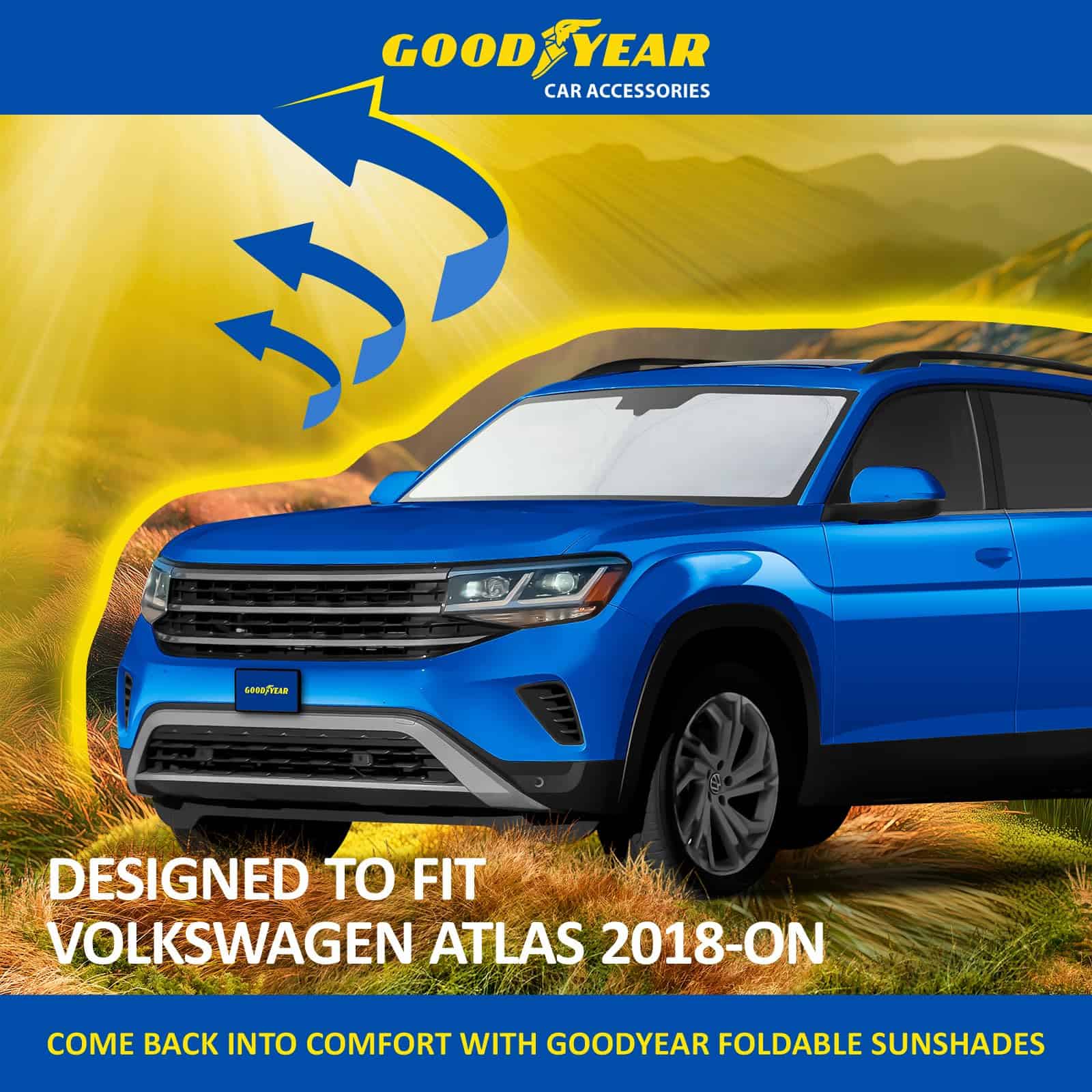 Cubierta de parabrisas plegable Goodyear para Volkswagen - Imagen 6