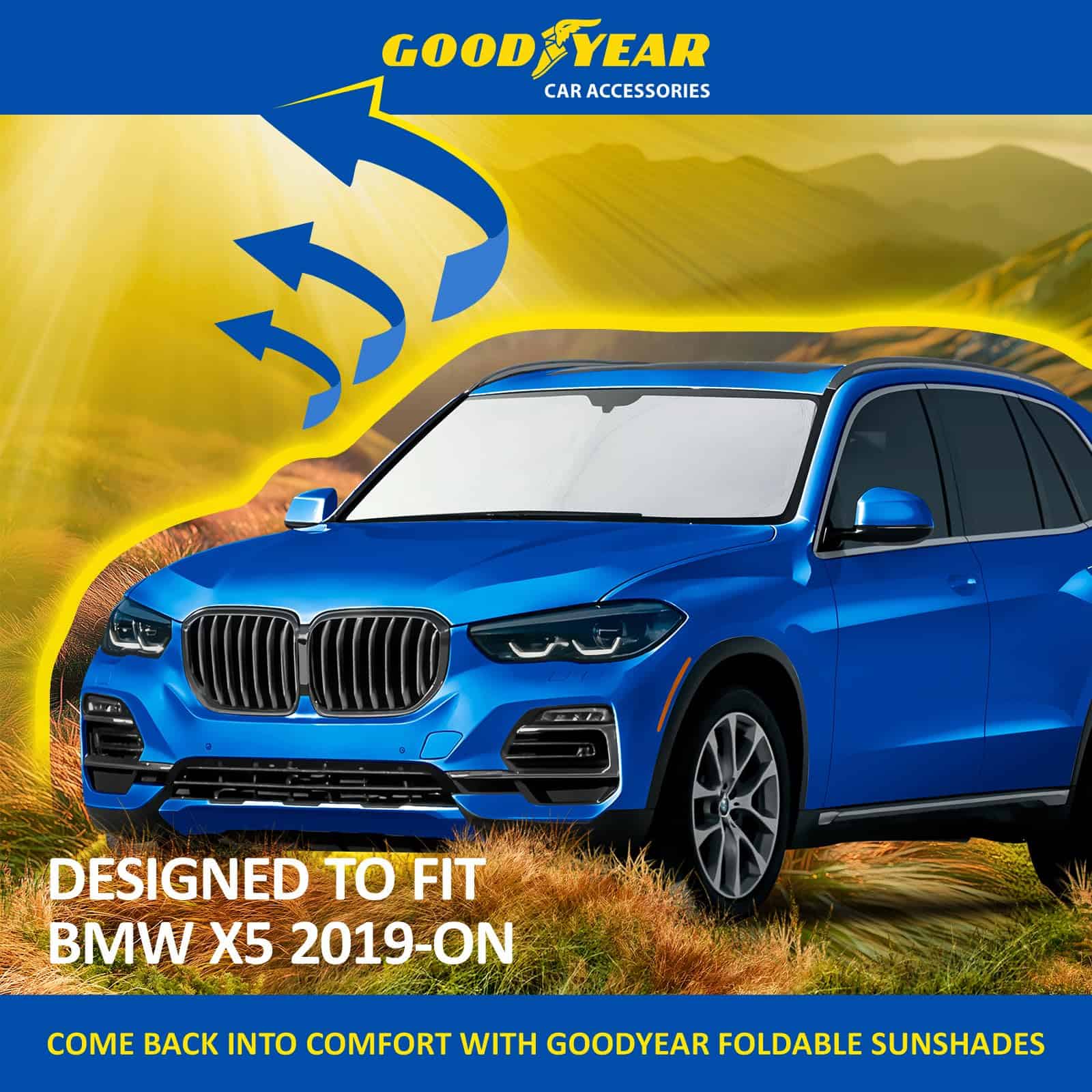Cubierta para parabrisas plegable Goodyear para BMW X5 - Imagen 6